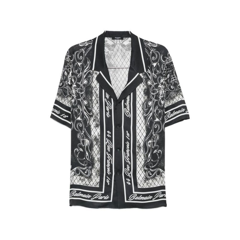 Balmain Black Shirts Men